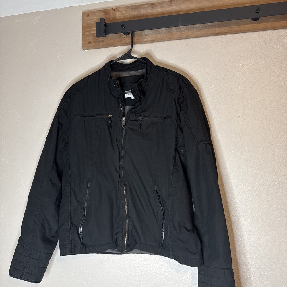 Calvin Klein Jacket Lined Black Men's Large‎